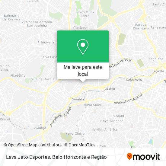 Lava Jato Esportes mapa
