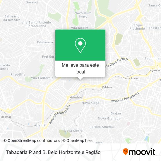 Tabacaria P and B mapa