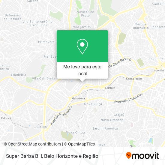 Super Barba BH mapa