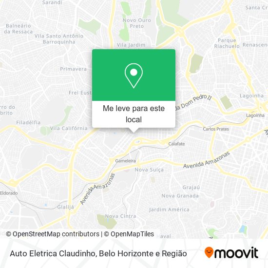 Auto Eletrica Claudinho mapa