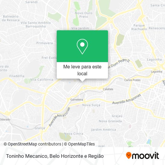 Toninho Mecanico mapa