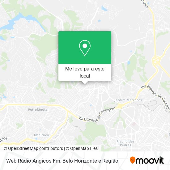 Web Rádio Angicos Fm mapa