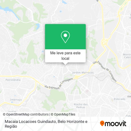 Macaia Locacoes Guindauto mapa