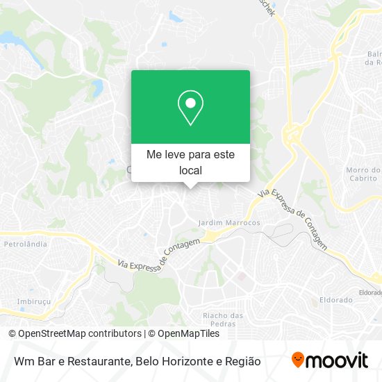Wm Bar e Restaurante mapa