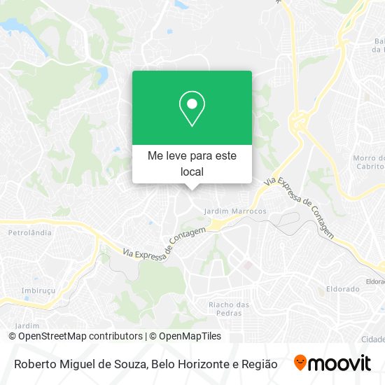 Roberto Miguel de Souza mapa