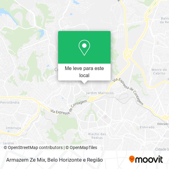 Armazem Ze Mix mapa