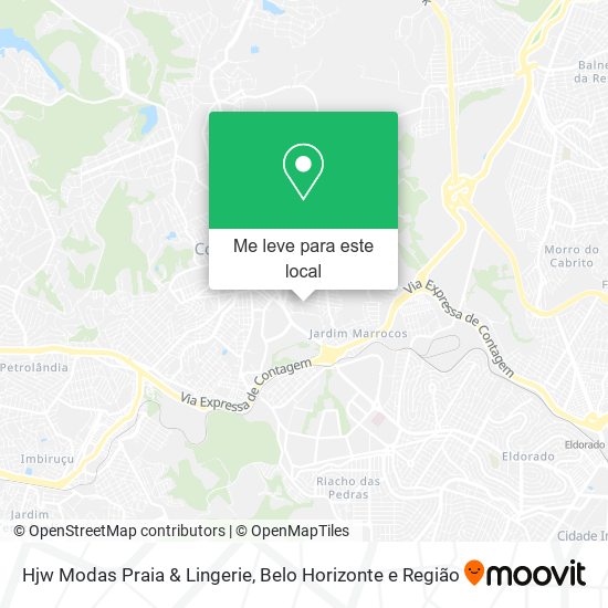Hjw Modas Praia & Lingerie mapa
