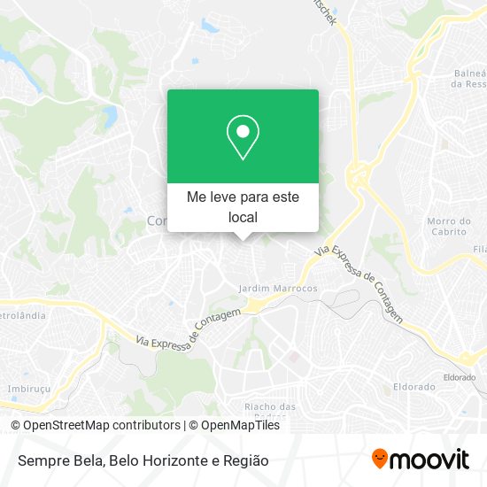 Sempre Bela mapa