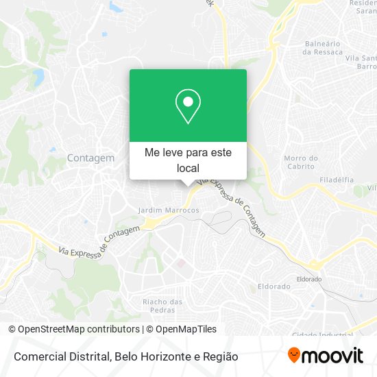 Comercial Distrital mapa