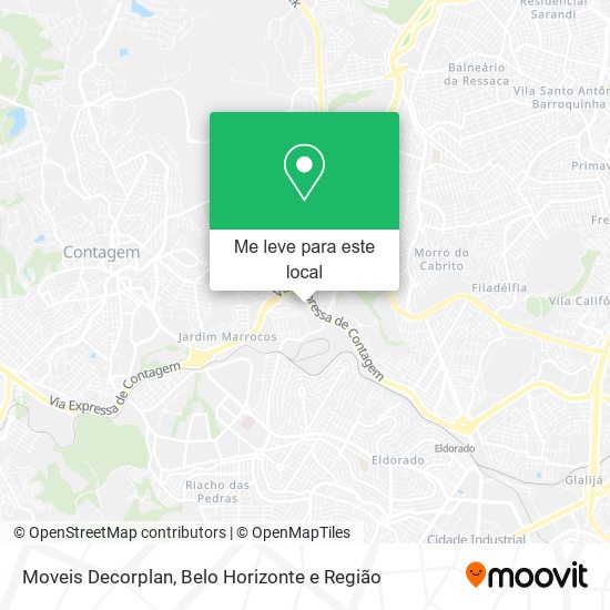 Moveis Decorplan mapa