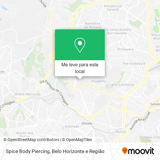 Spice Body Piercing mapa