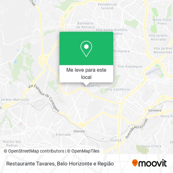 Restaurante Tavares mapa