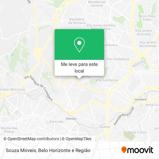 Souza Moveis mapa