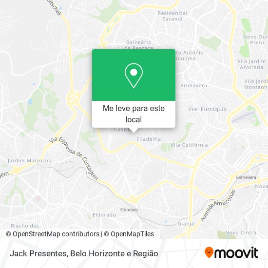 Jack Presentes mapa