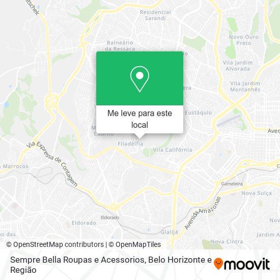 Sempre Bella Roupas e Acessorios mapa