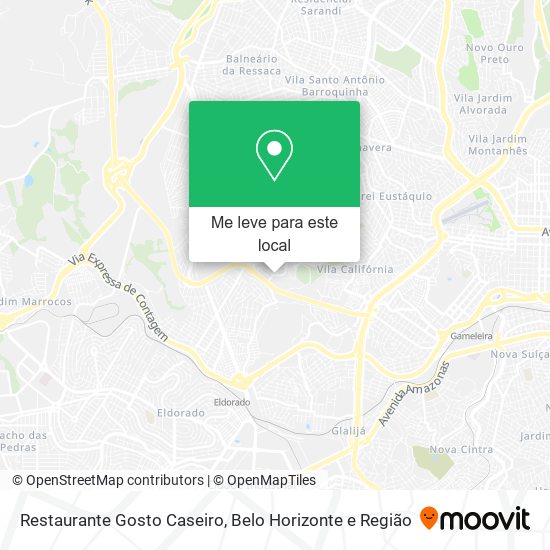 Restaurante Gosto Caseiro mapa