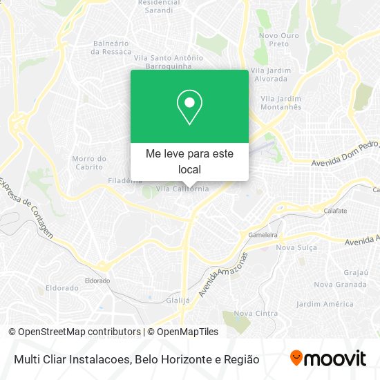 Multi Cliar Instalacoes mapa