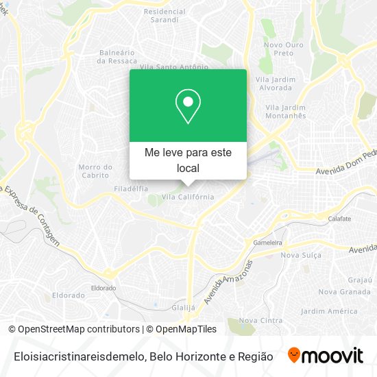 Eloisiacristinareisdemelo mapa