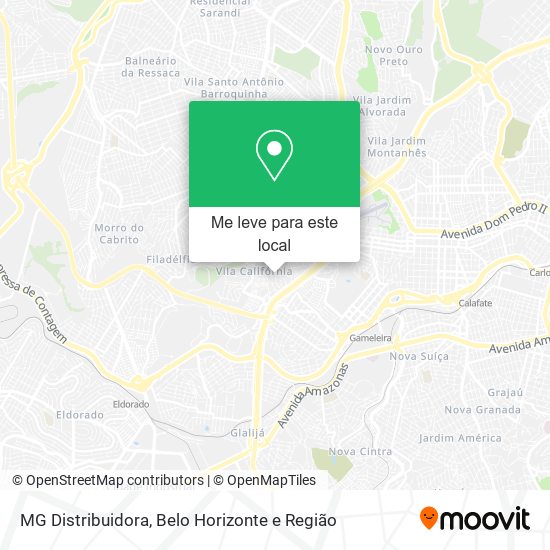 MG Distribuidora mapa