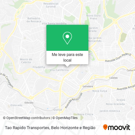 Tao Rapido Transportes mapa