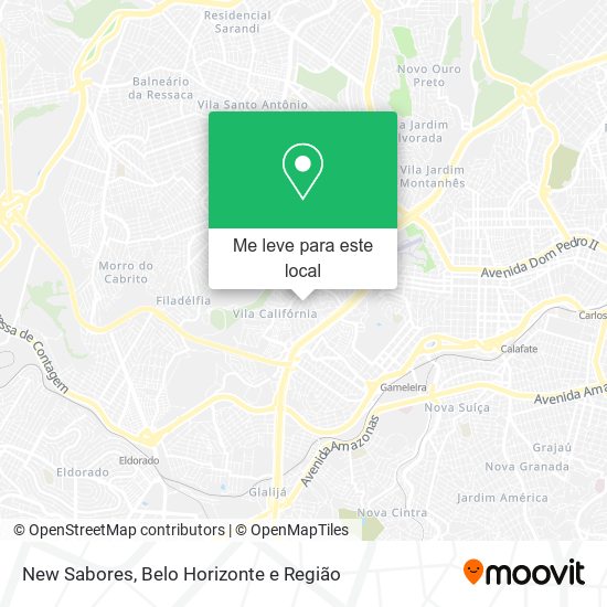 New Sabores mapa