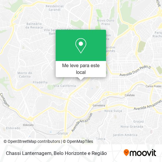 Chassi Lanternagem mapa