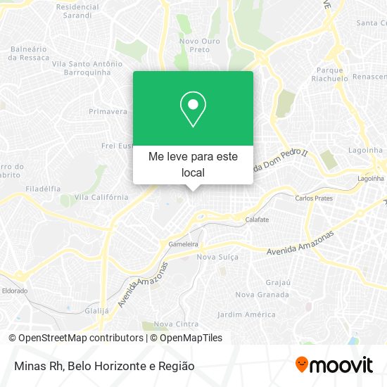 Minas Rh mapa