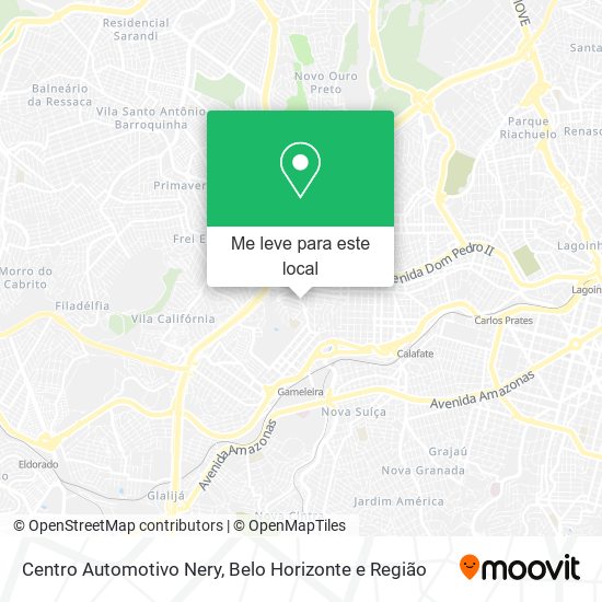 Centro Automotivo Nery mapa