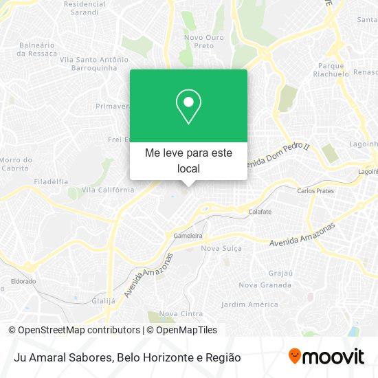 Ju Amaral Sabores mapa