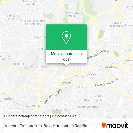 Valente Transportes mapa