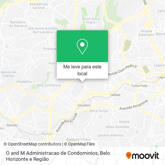 O and M Administracao de Condominios mapa