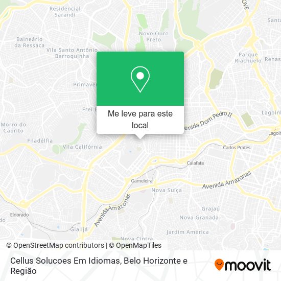 Cellus Solucoes Em Idiomas mapa