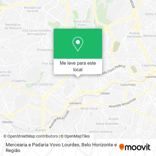 Mercearia e Padaria Vovo Lourdes mapa