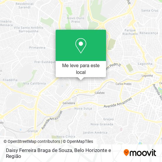 Daisy Ferreira Braga de Souza mapa