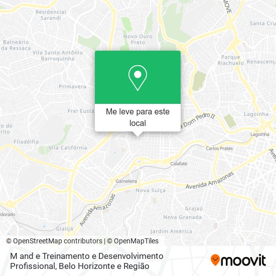 M and e Treinamento e Desenvolvimento Profissional mapa