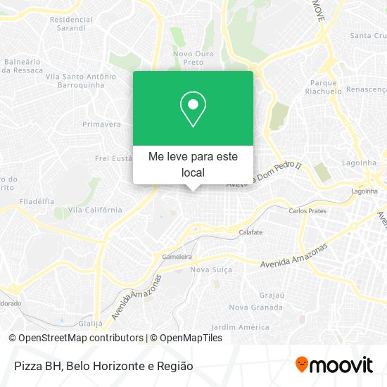 Pizza BH mapa