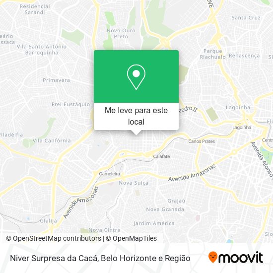 Niver Surpresa da Cacá mapa