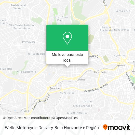 Well's Motorcycle Delivery mapa