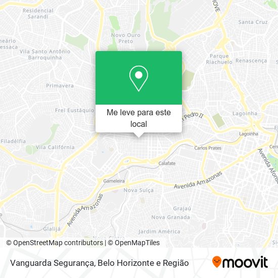 Vanguarda Segurança mapa