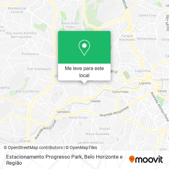 Estacionamento Progresso Park mapa