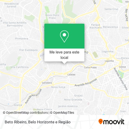 Beto Ribeiro mapa