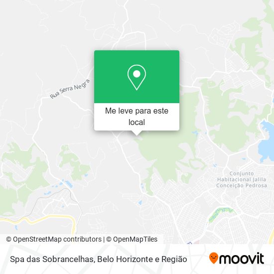 Spa das Sobrancelhas mapa