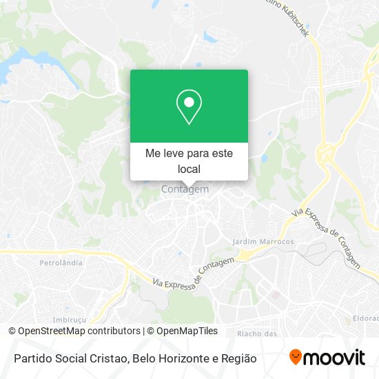 Partido Social Cristao mapa