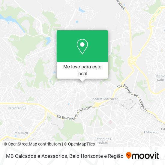 MB Calcados e Acessorios mapa