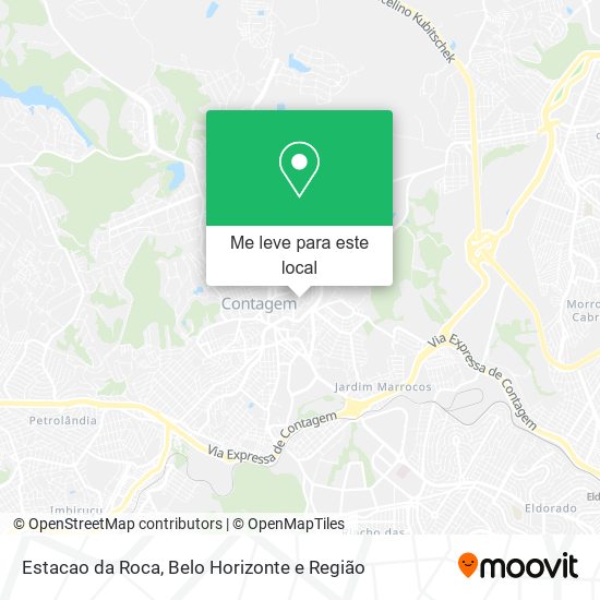 Estacao da Roca mapa