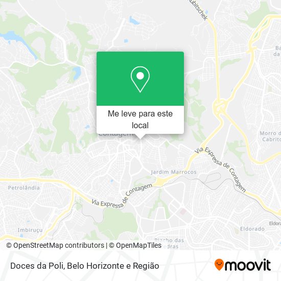 Doces da Poli mapa
