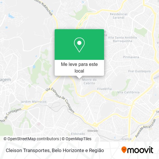 Cleison Transportes mapa
