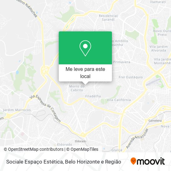 Sociale Espaço Estética mapa