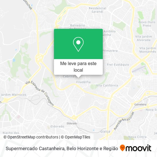 Supermercado Castanheira mapa