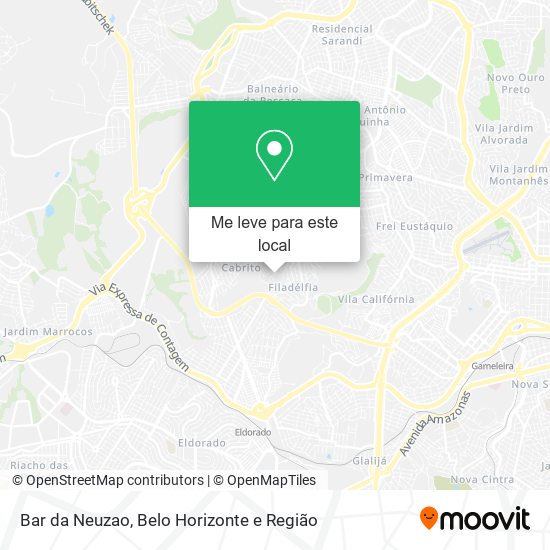 Bar da Neuzao mapa